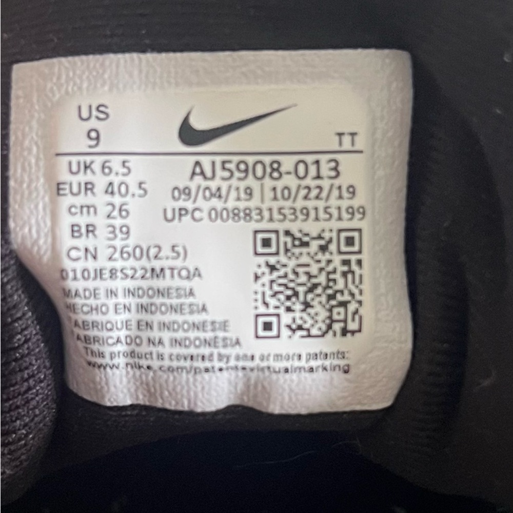 Women’s Nike charcoal/black and White Flex experience 8 Running Shoes size 9 - Picture 5 of 6